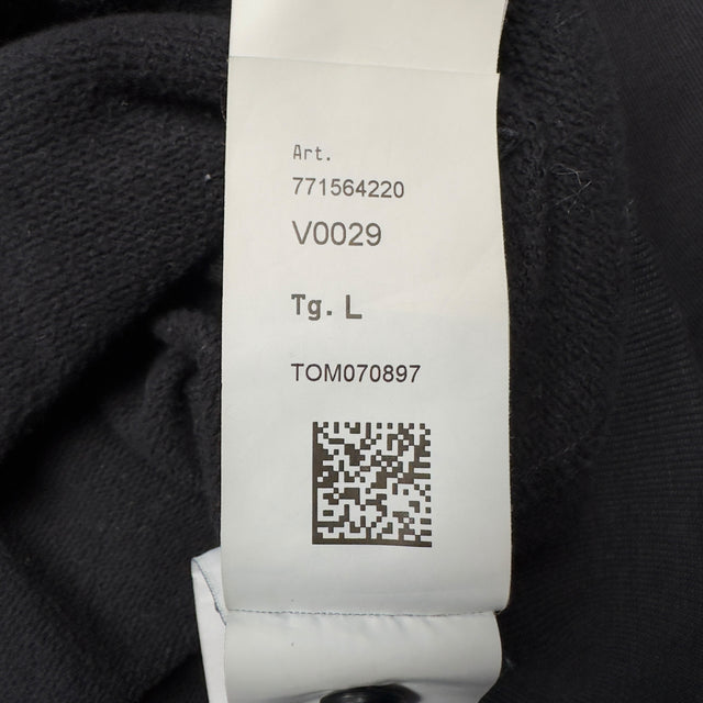 A/W 22 Stone Island Full Zip Hoodie - Black