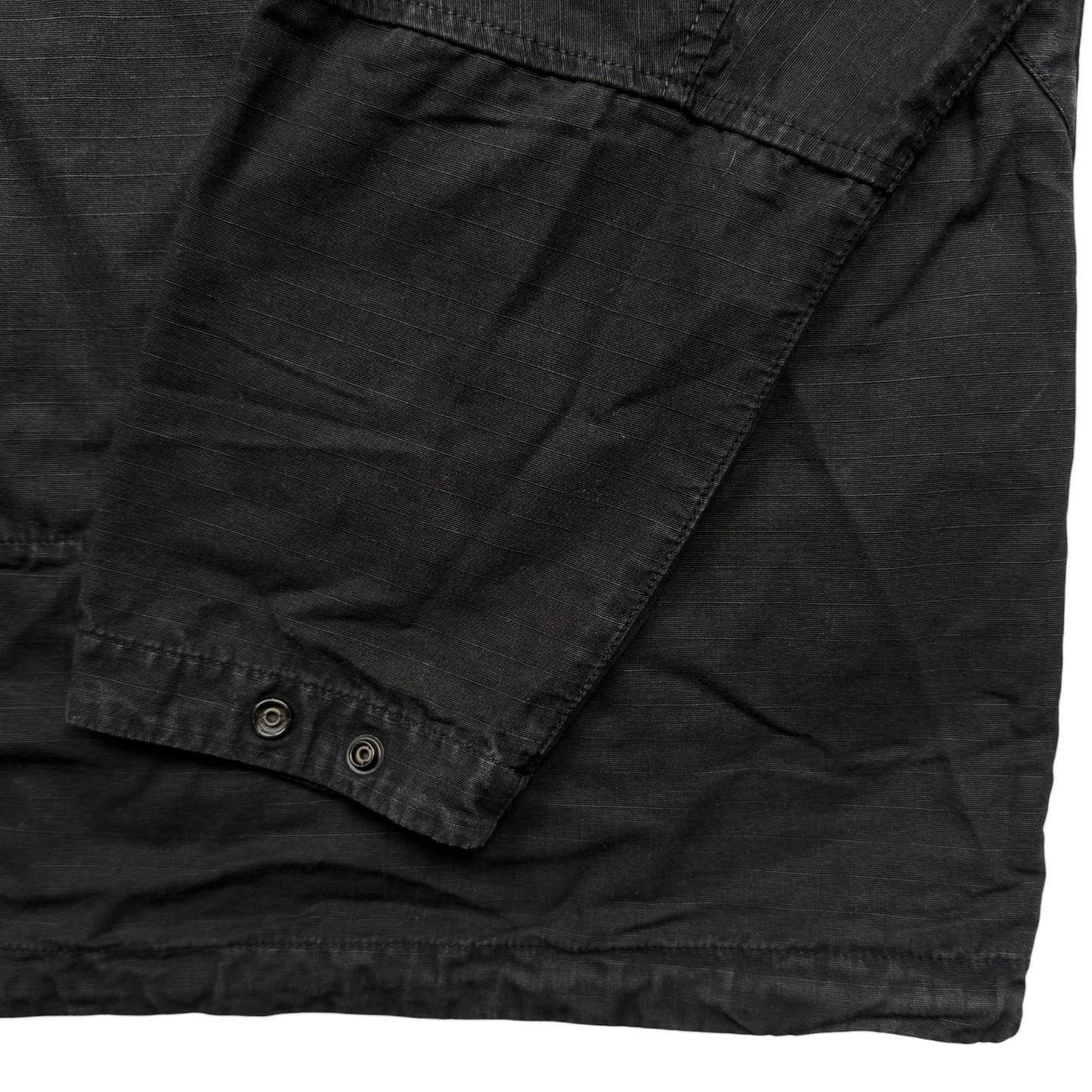 A/W 20 Stone Island Quarter Zip Ripstop Smock - Black