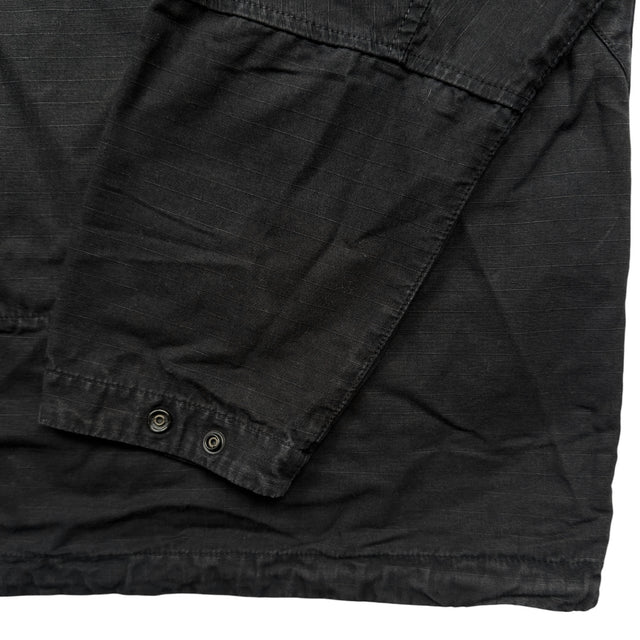 A/W 20 Stone Island Quarter Zip Ripstop Smock - Black