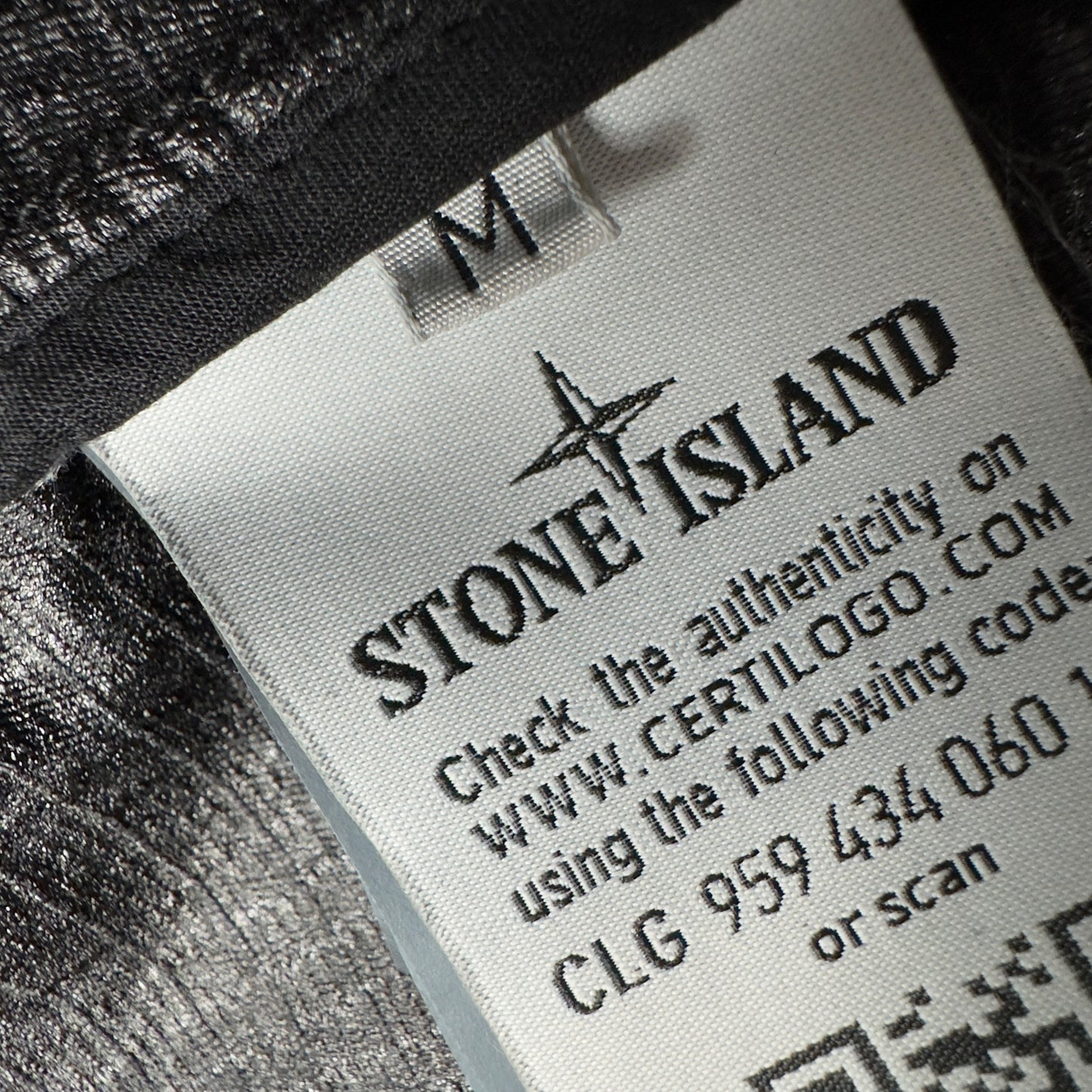 A/W 19 Stone Island Reflective Weave Ripstop TC Parka Jacket with Panno Jacquard Lining