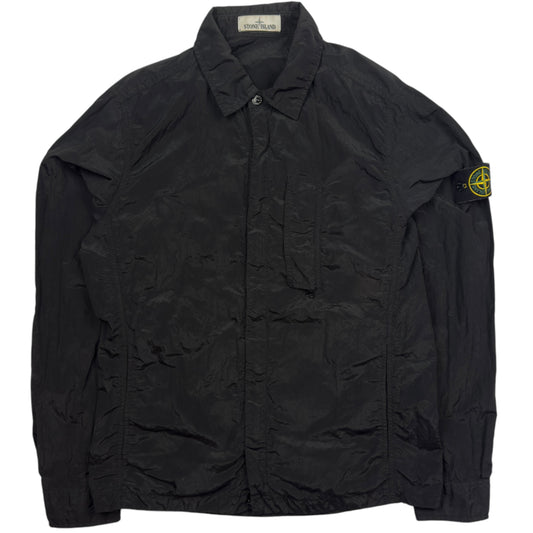 S/S 18 Stone Island Nylon Metal Overshirt - Black