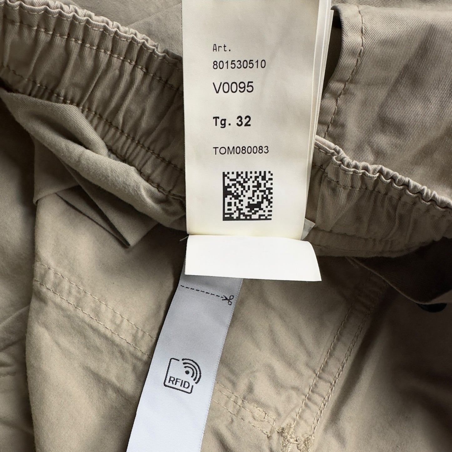 S/S 24 Stone Island Loose Fit Cargo Trousers - Sand