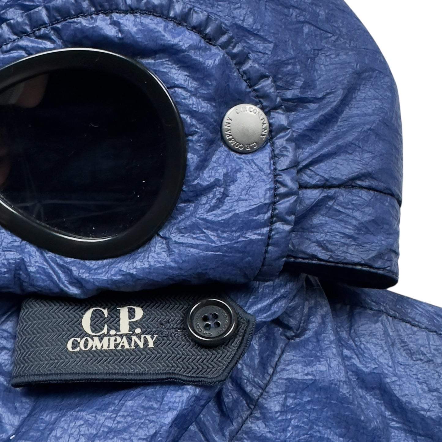 C.P. Company Lightweight Padded Goggle Jacket - Navy