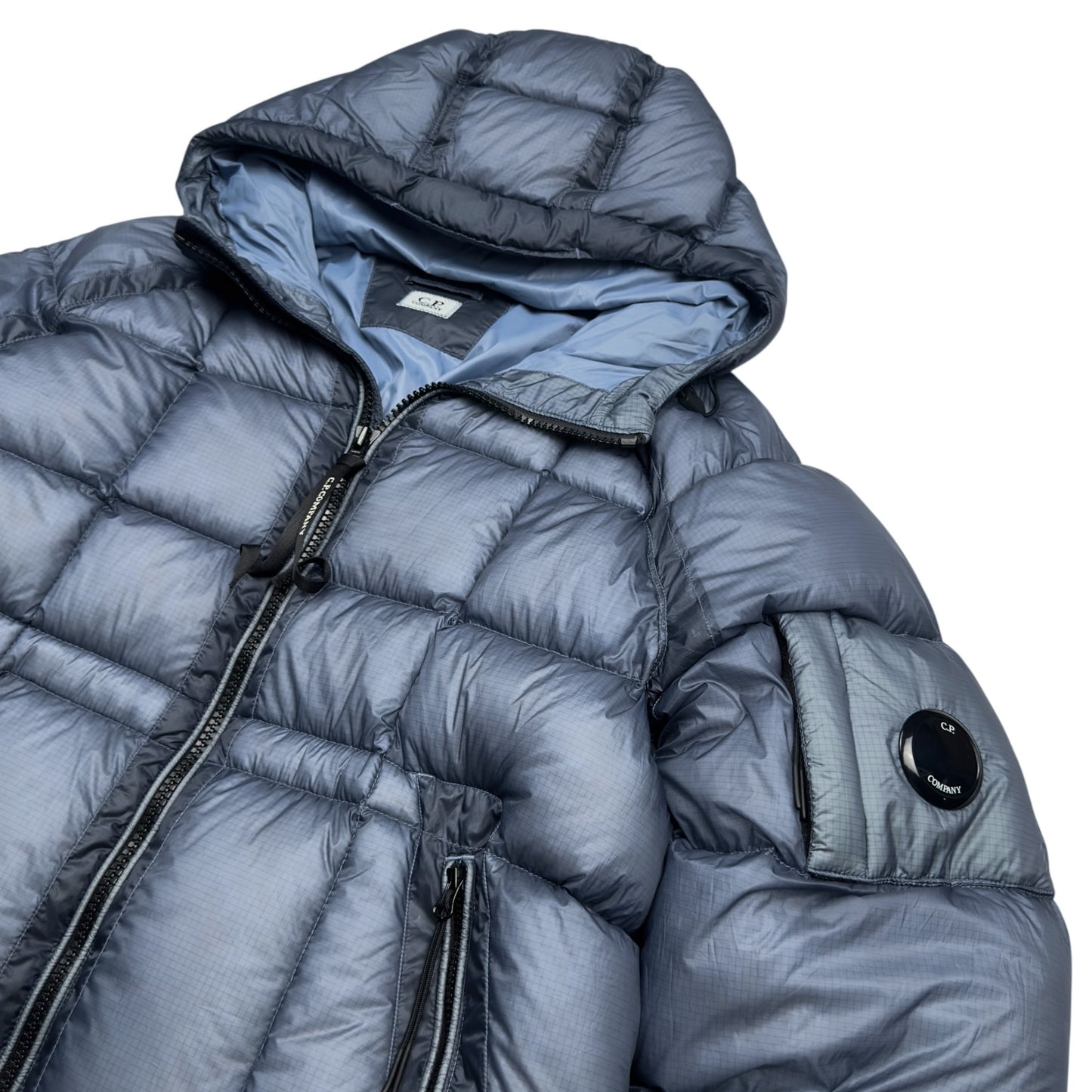 C.P. Company D.D. Shell Ripstop Down Puffer Jacket – Steel Blue