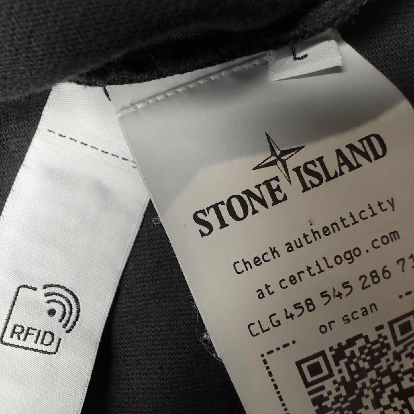 Stone Island Lightweight Cotton Sweater - Black