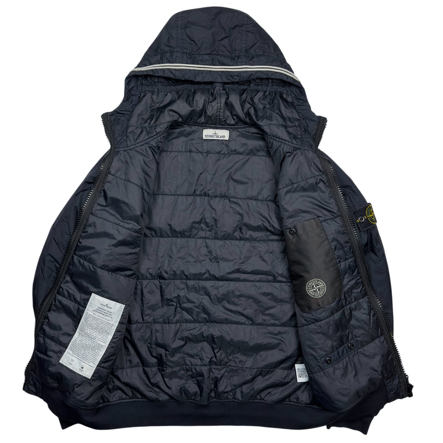 A/W 20 Stone Island Crinkle Reps R-NY with Primaloft Jacket - Navy
