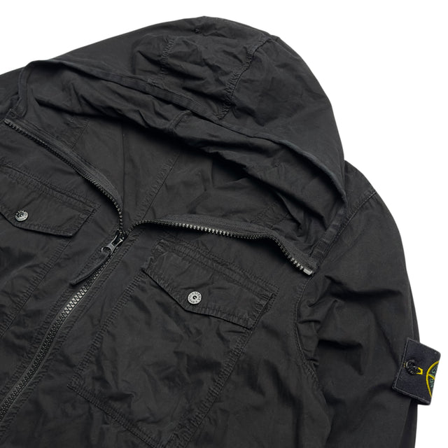 A/W 18 Stone Island Hooded Overshirt - Black