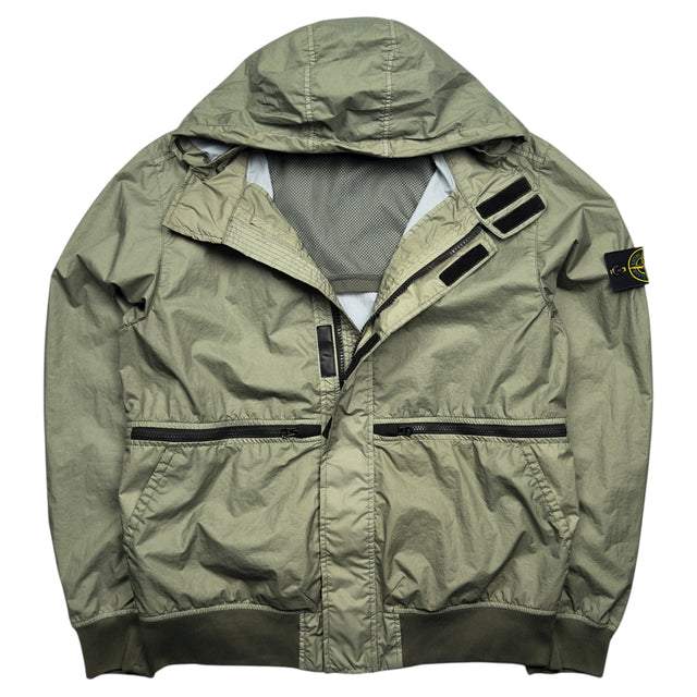 S/S 19 Stone Island Membrana 3L TC Jacket - Sage Green