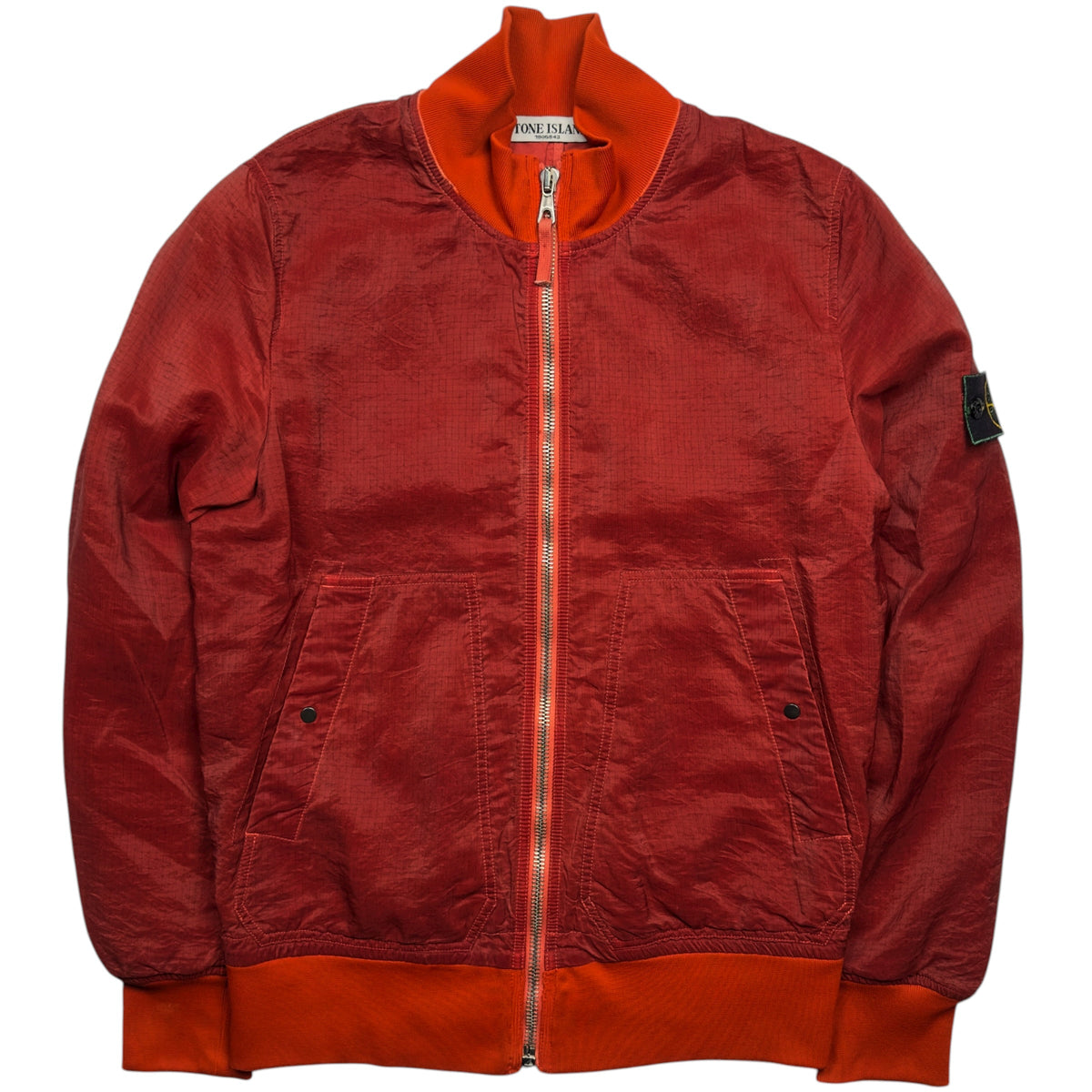 S/S 10 Stone Island Screen Carbon Silk Bomber Jacket