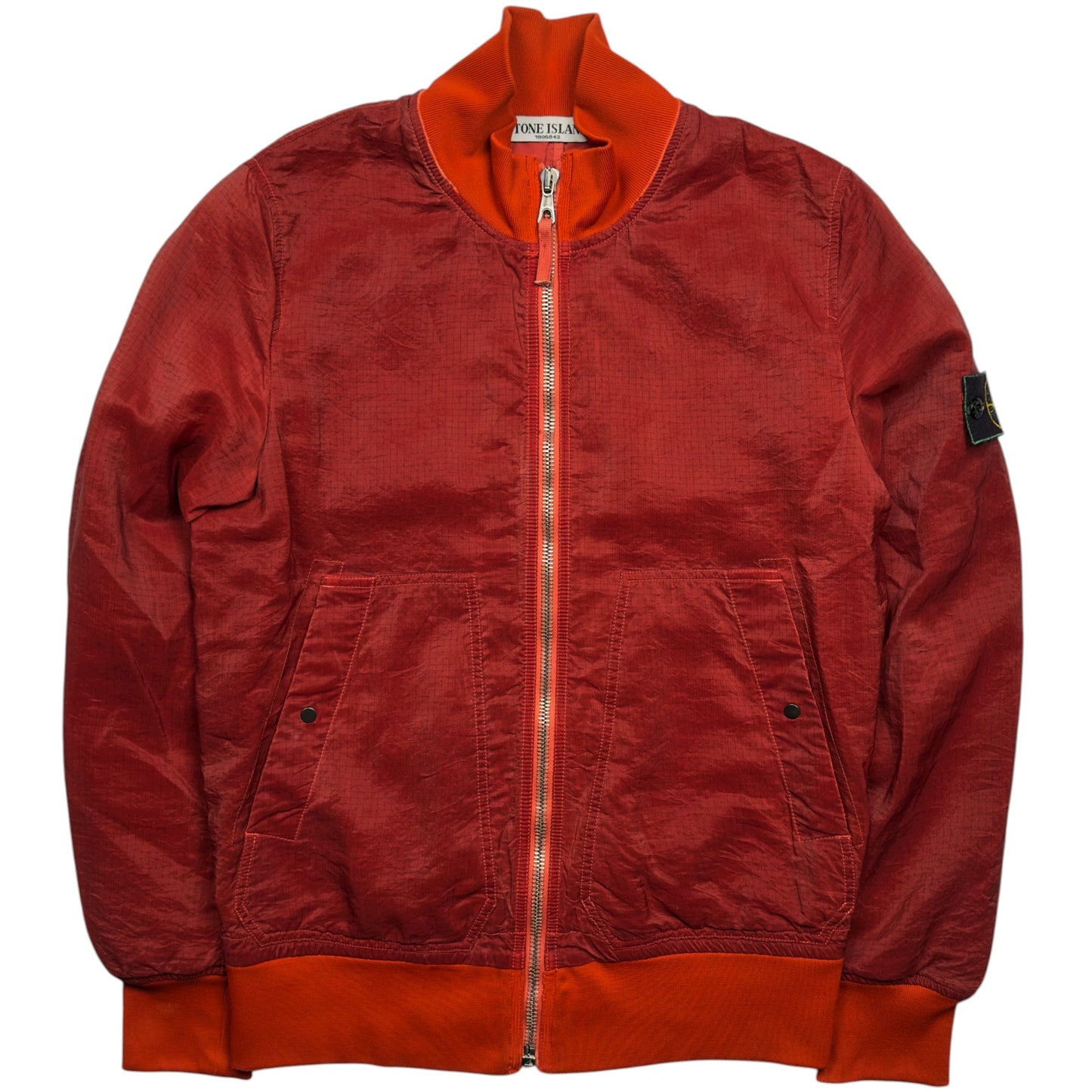 S/S 10 Stone Island Screen Carbon Silk Bomber Jacket