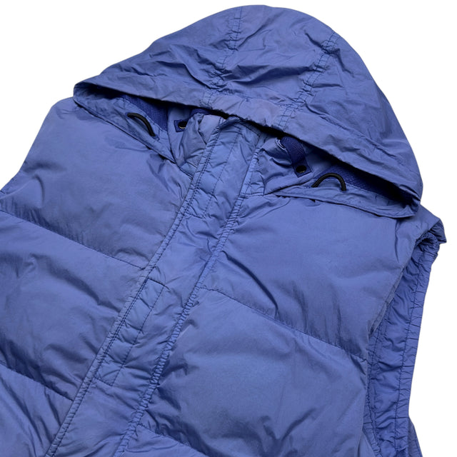 A/W 21 Stone Island Crinkle Reps R NY Down Gilet - Blue