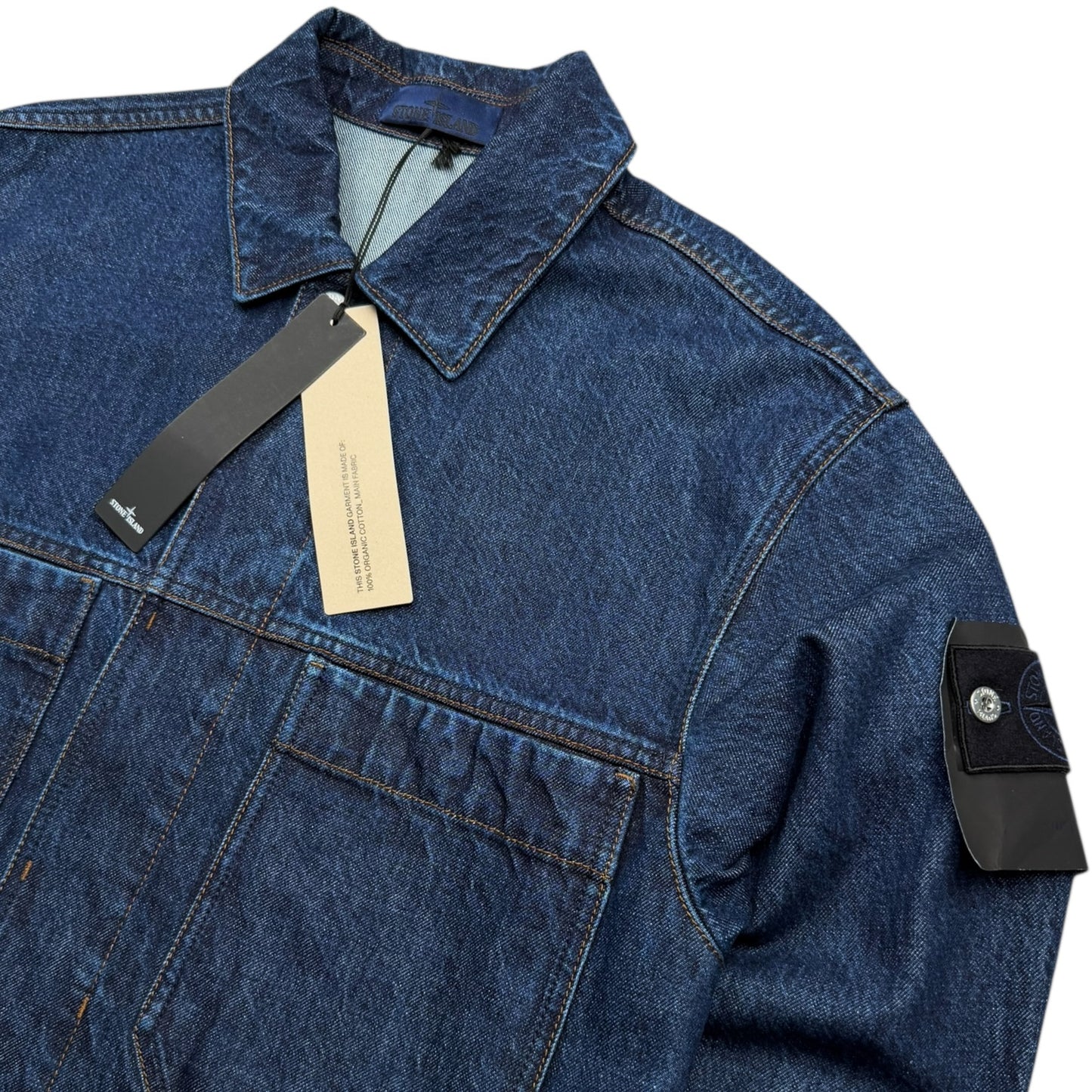 A/W 25 Stone Island Denim Research Coach Jacket