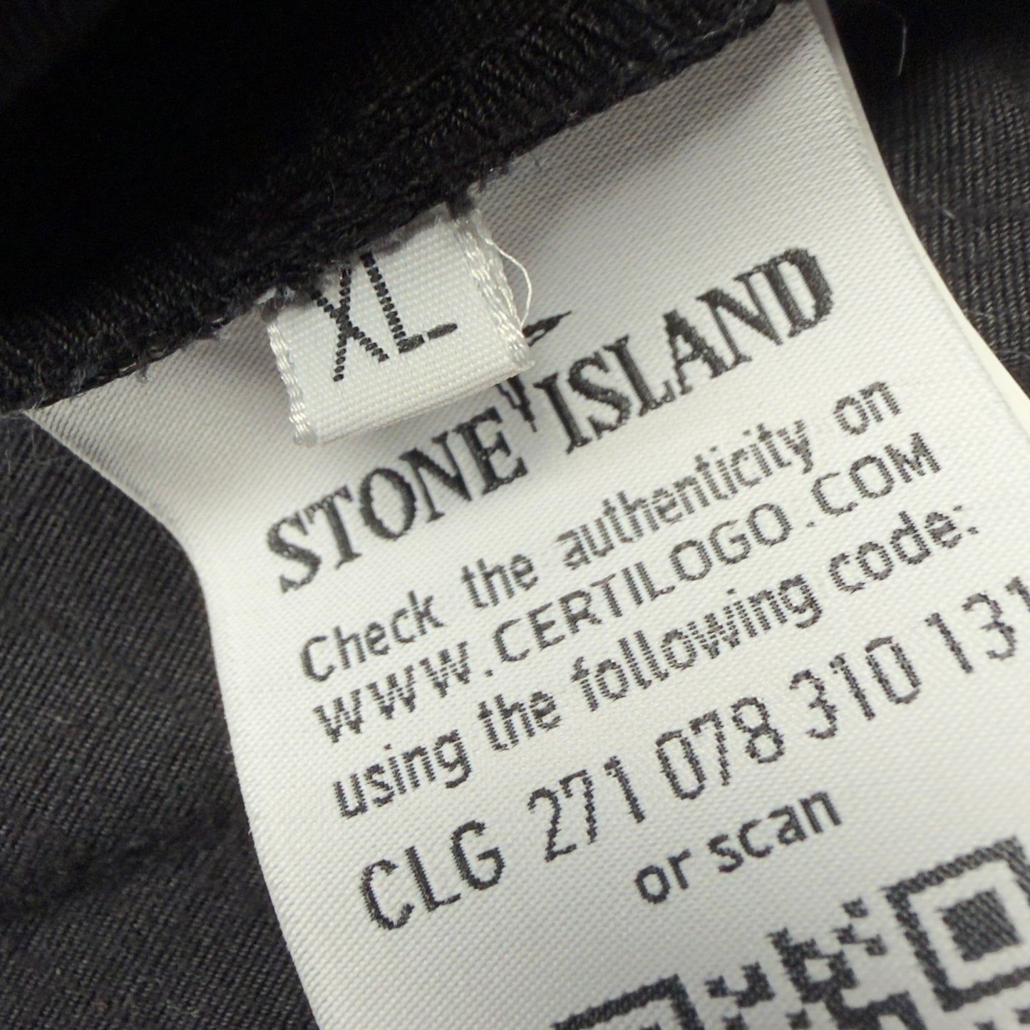 A/W 20 Stone Island Quarter Zip Ripstop Smock - Black