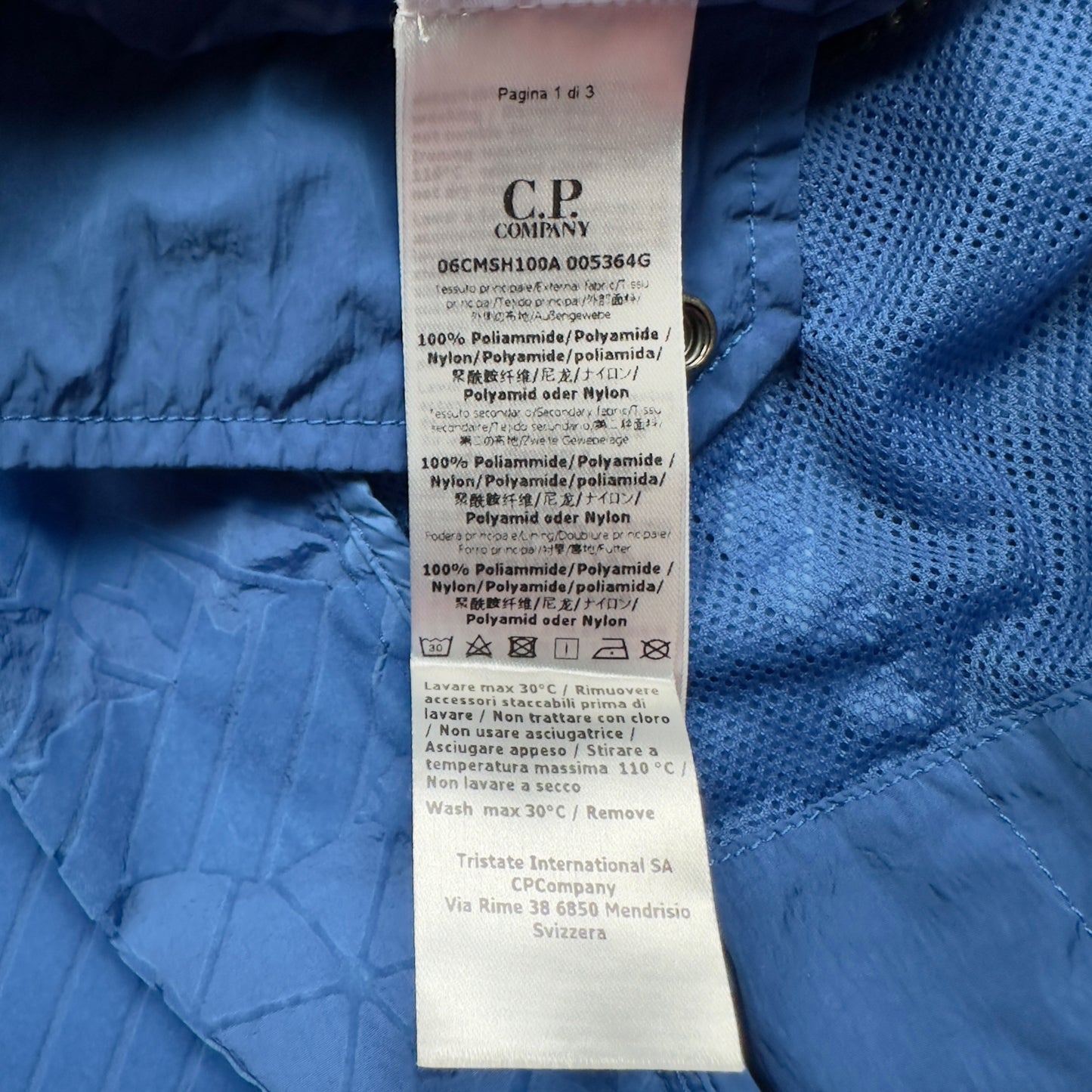 C.P. Company Camo Net Overshirt - Blue