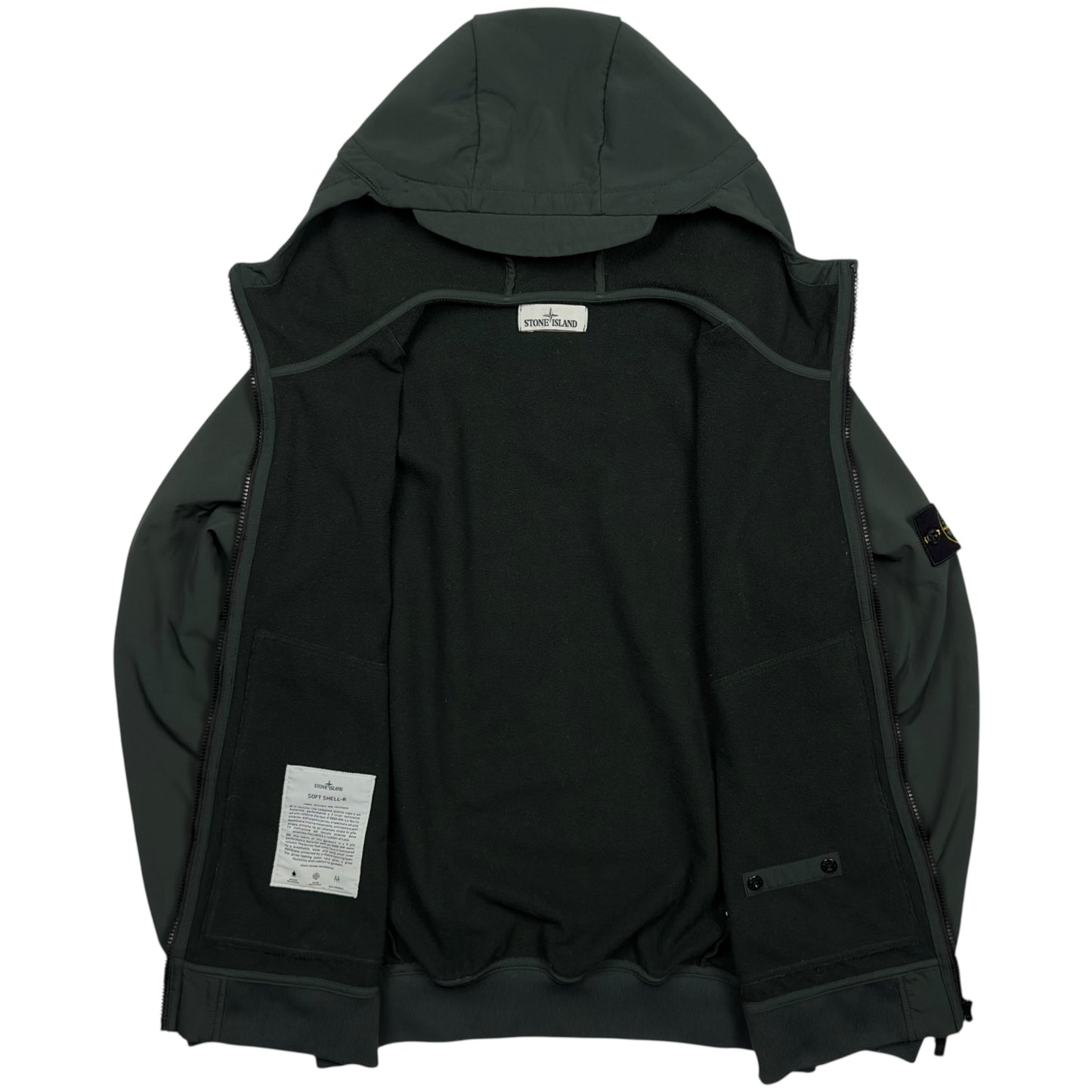 A/W 16 Stone Island Soft Shell R Jacket - Dark Green