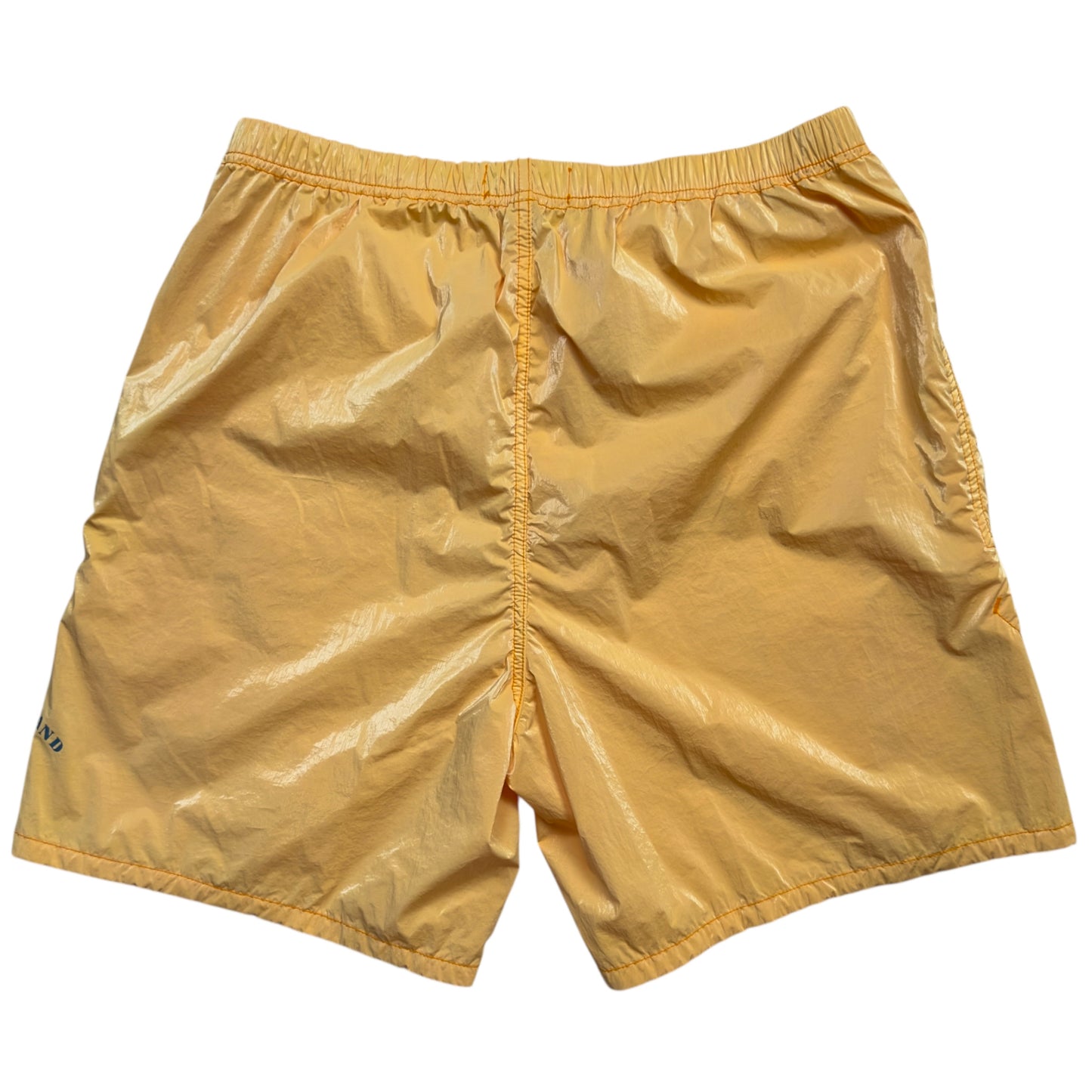 S/S 23 Stone Island Marina Rip Stop Prismatico Shorts - Orange