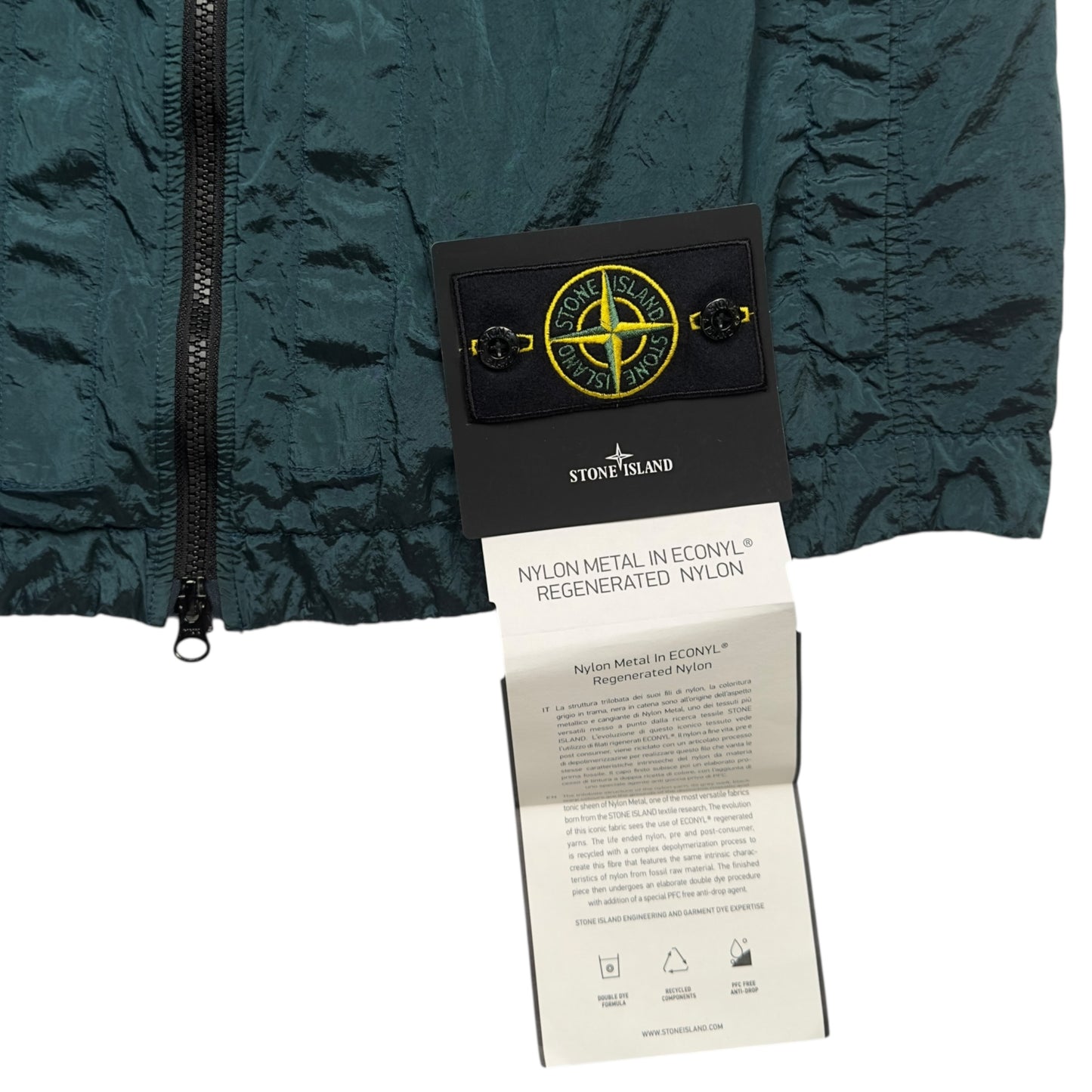 S/S 23 Stone Island Nylon Metal Watro ECONYL Vest - Dark Green