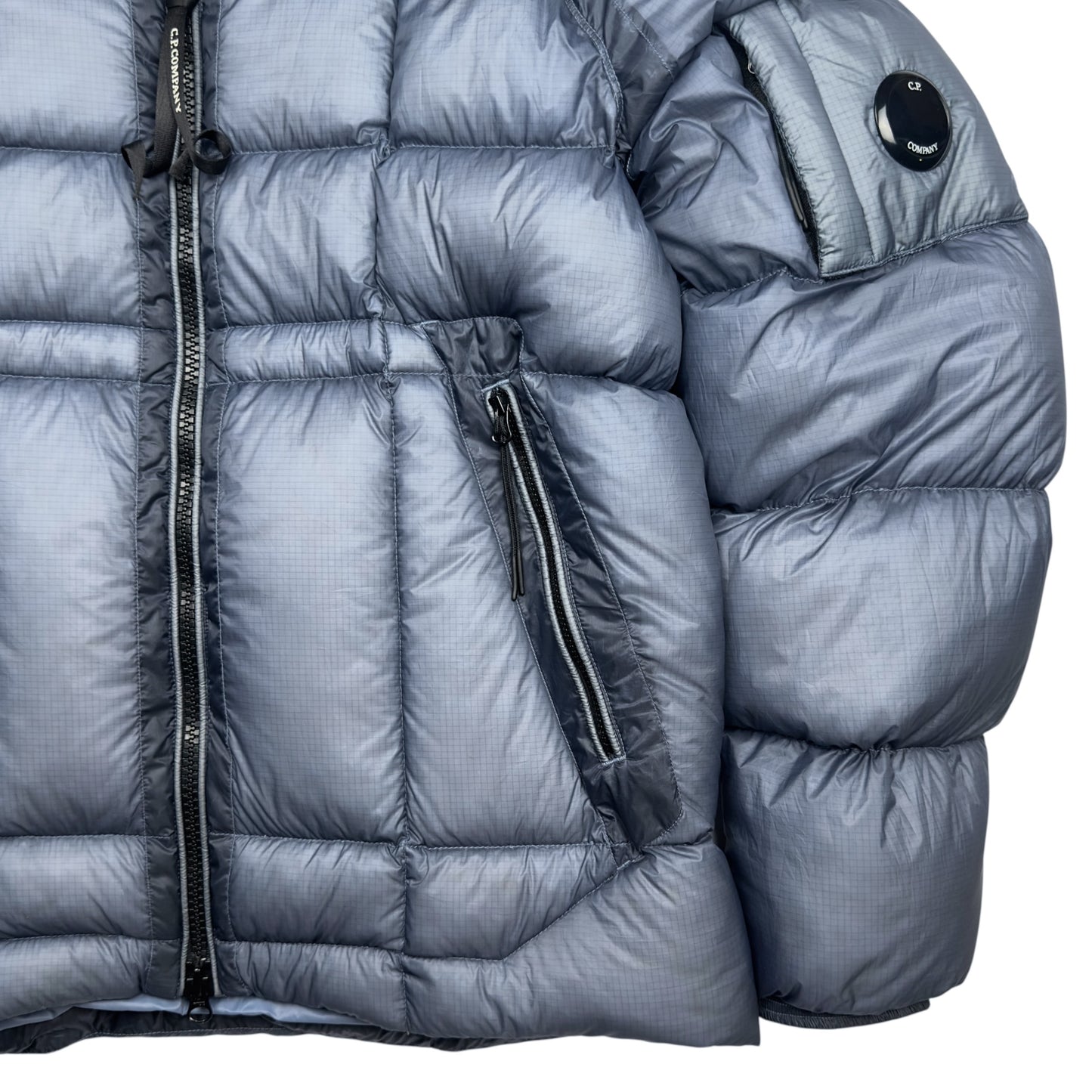 C.P. Company D.D. Shell Ripstop Down Puffer Jacket – Steel Blue