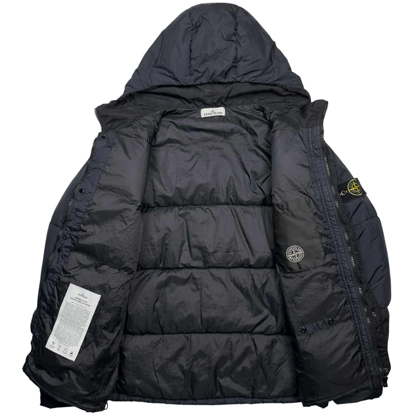 A/W 15 Stone Island Crinkle Reps NY Down Puffer Jacket - Navy