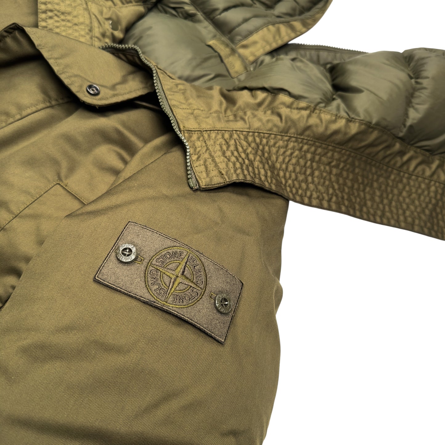 A/W 24 Stone Island Performance Twill Wool Down TC Ghost Parka Jacket