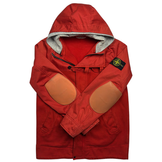 A/W 12 Stone Island Raso Gommato / Hydrophobic Fleece Rubber Patch Jacket