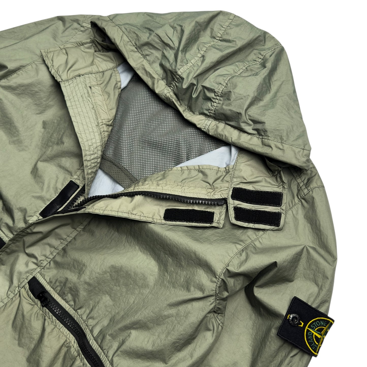 S/S 19 Stone Island Membrana 3L TC Jacket - Sage Green
