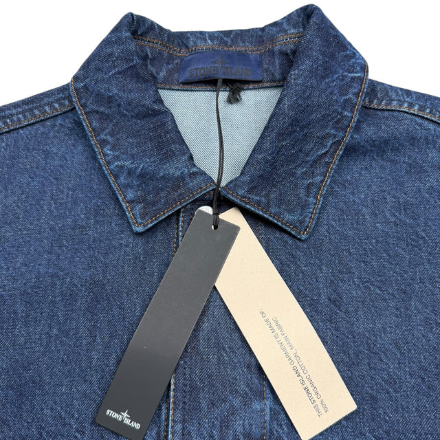 A/W 25 Stone Island Denim Research Coach Jacket