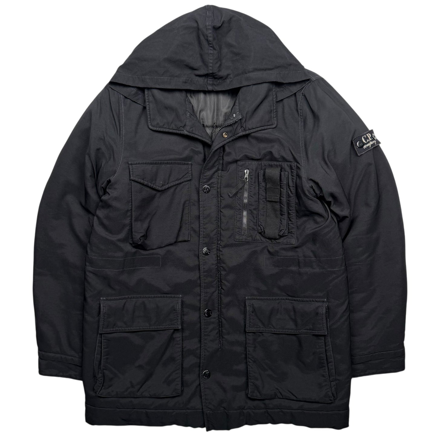 90's C.P. Company Badged Field Jacket - Black