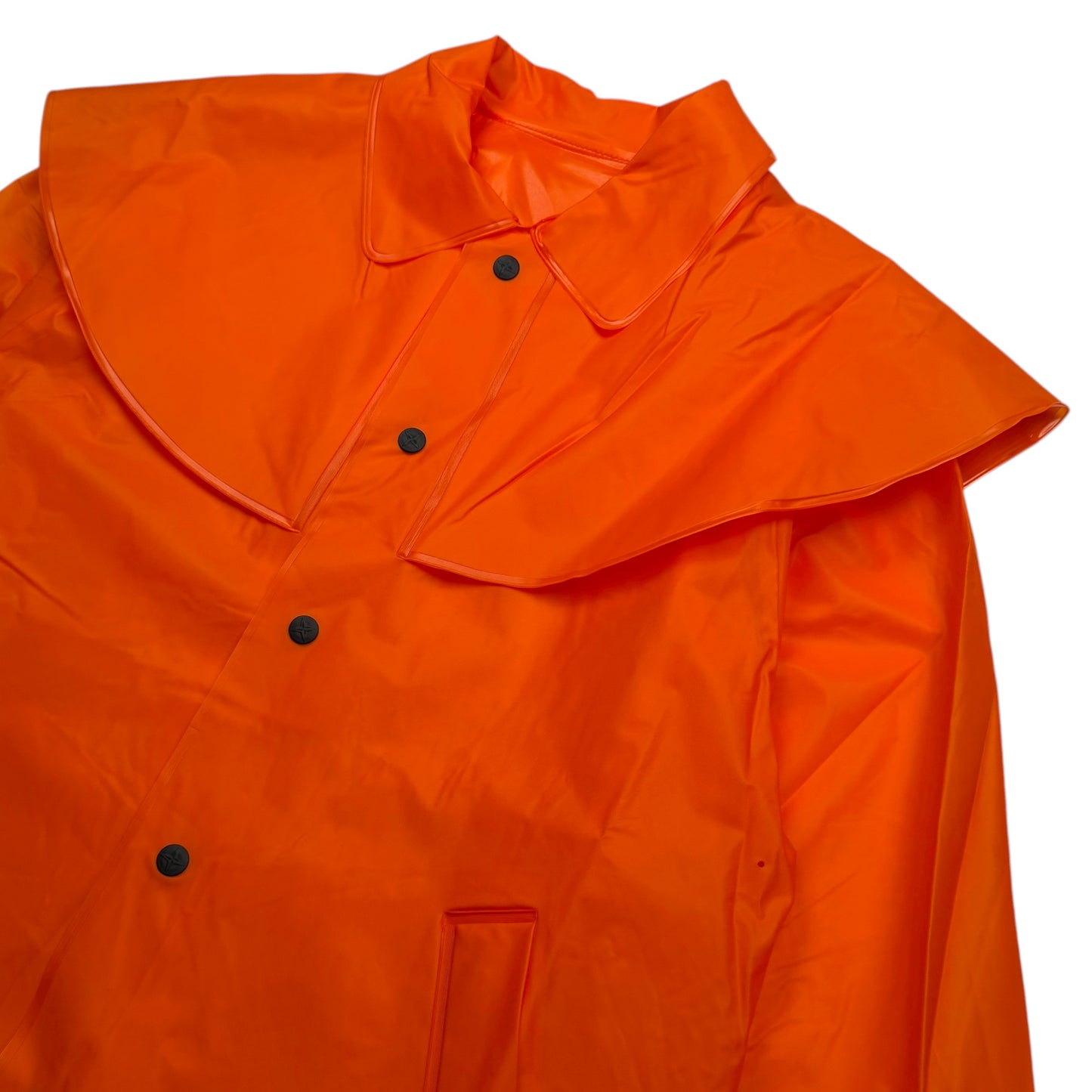 S/S 88 Stone Island PVC Rain Jacket - Orange