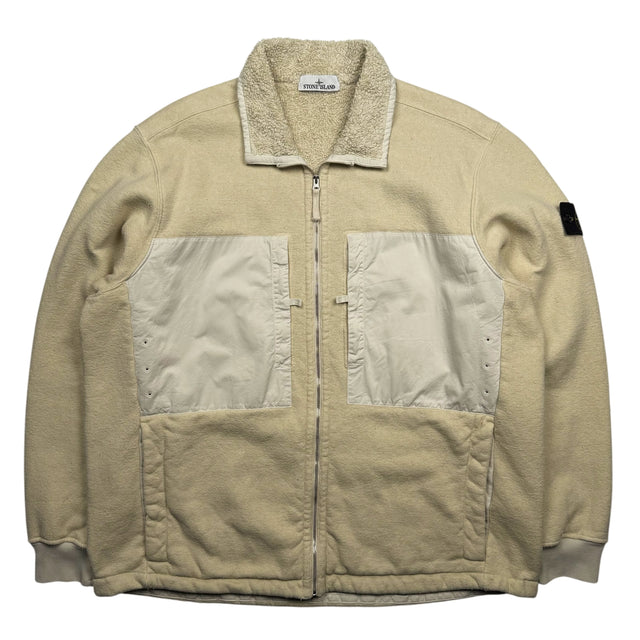 A/W 23 Stone Island Plated Terry Fleece Track Jacket