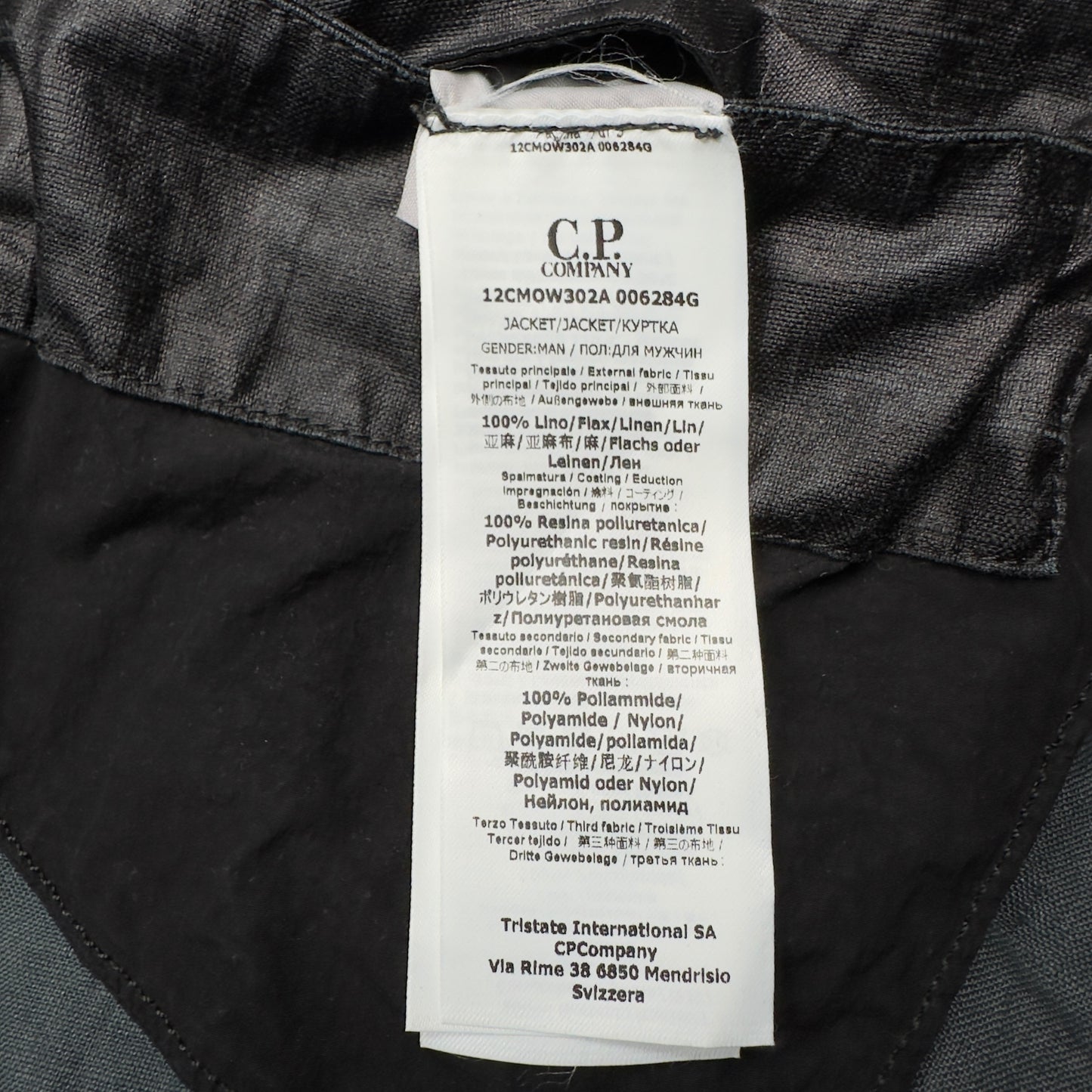 C.P. Company X Clarks Lino Wax Goggle Jacket - Black