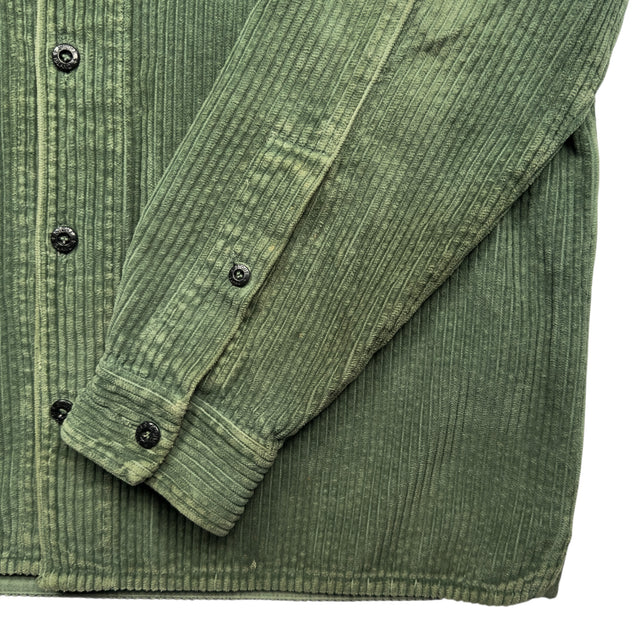 A/W 20 Stone Island Corduroy 2 Pocket Overshirt - Green