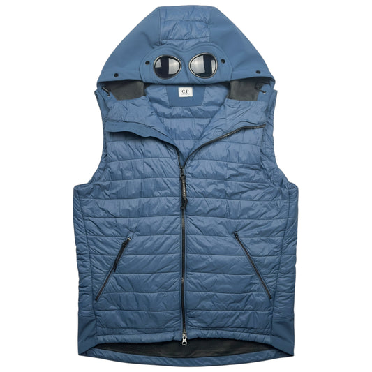 C.P. Company Shell Goggle Gilet - Blue