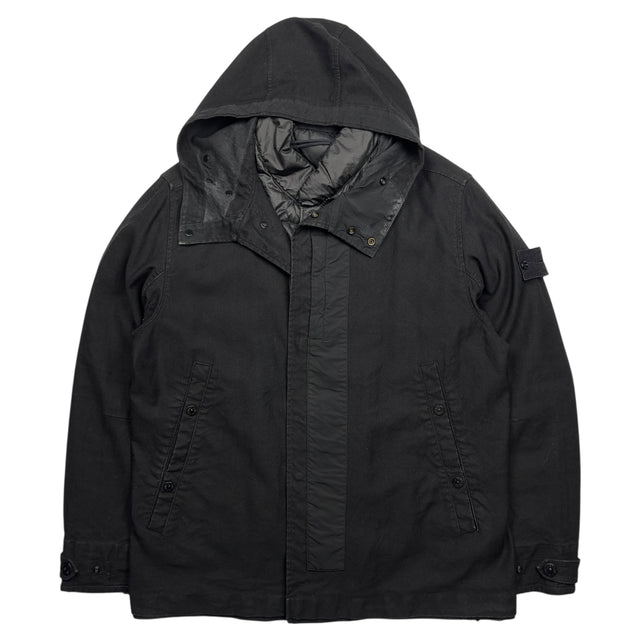 A/W 19 Stone Island Mil Spec Diagonal Wool Ghost Down Jacket