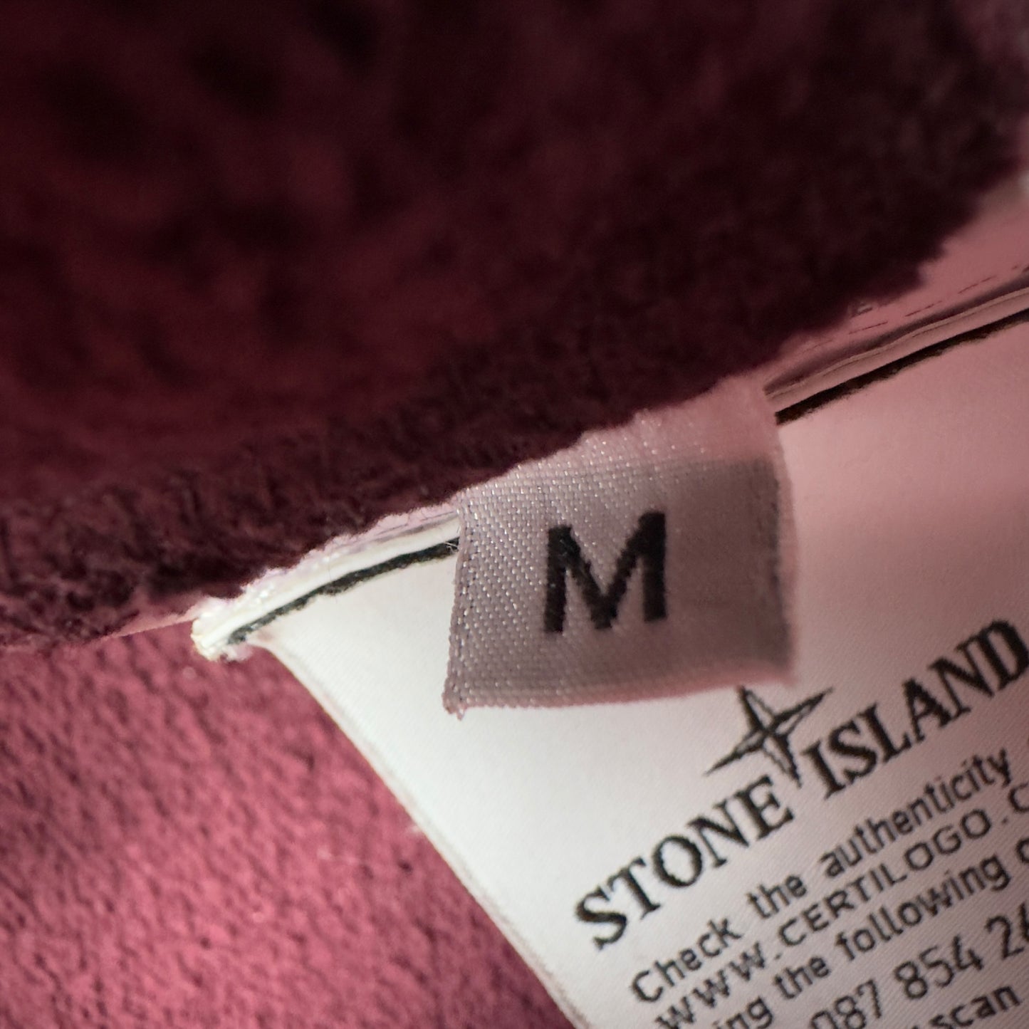 A/W 17 Stone Island Frost Crewneck Sweater - Burgundy