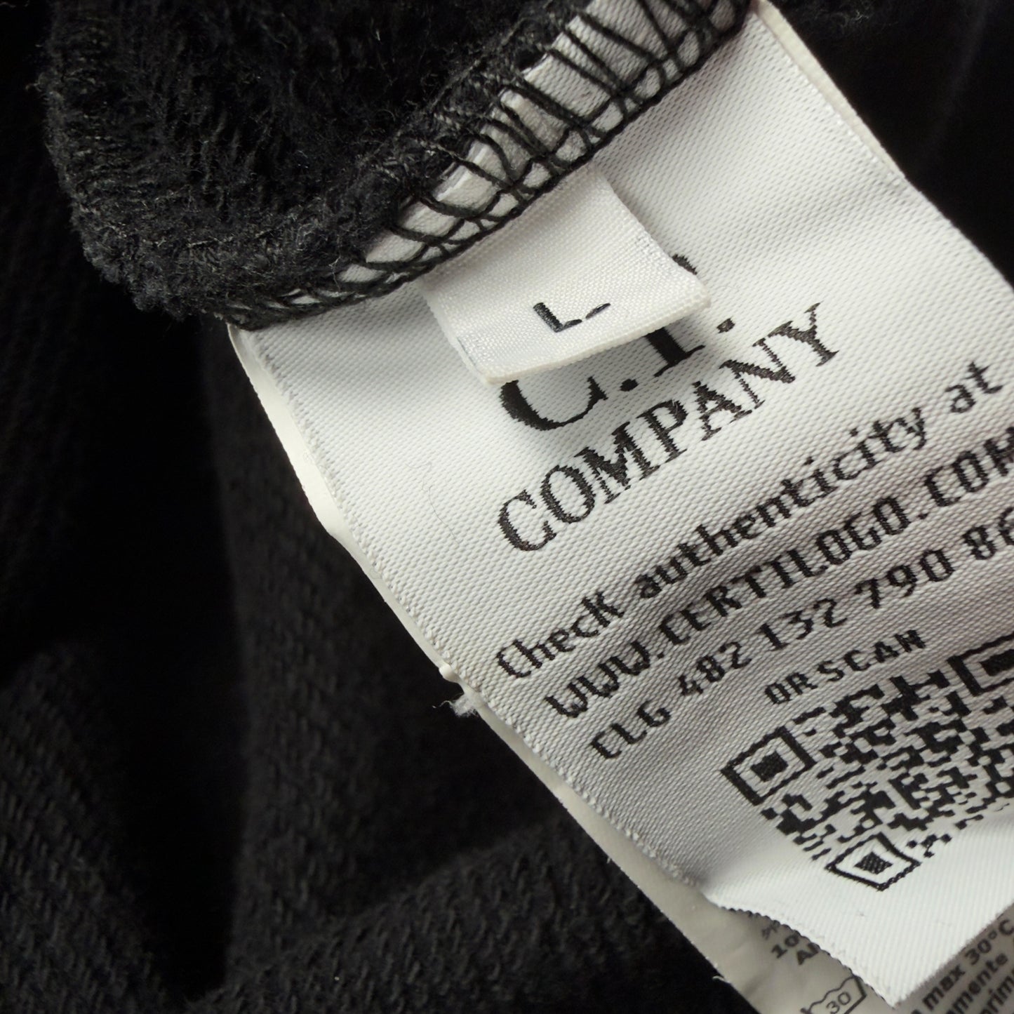 C.P. Company Urban Protection Crewneck Sweater - Black