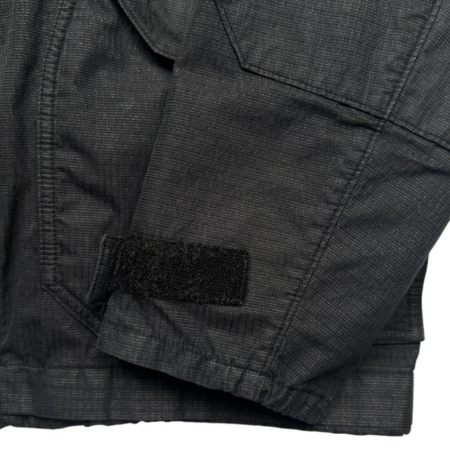 A/W 19 Stone Island Reflective Weave Ripstop TC Parka Jacket with Panno Jacquard Lining
