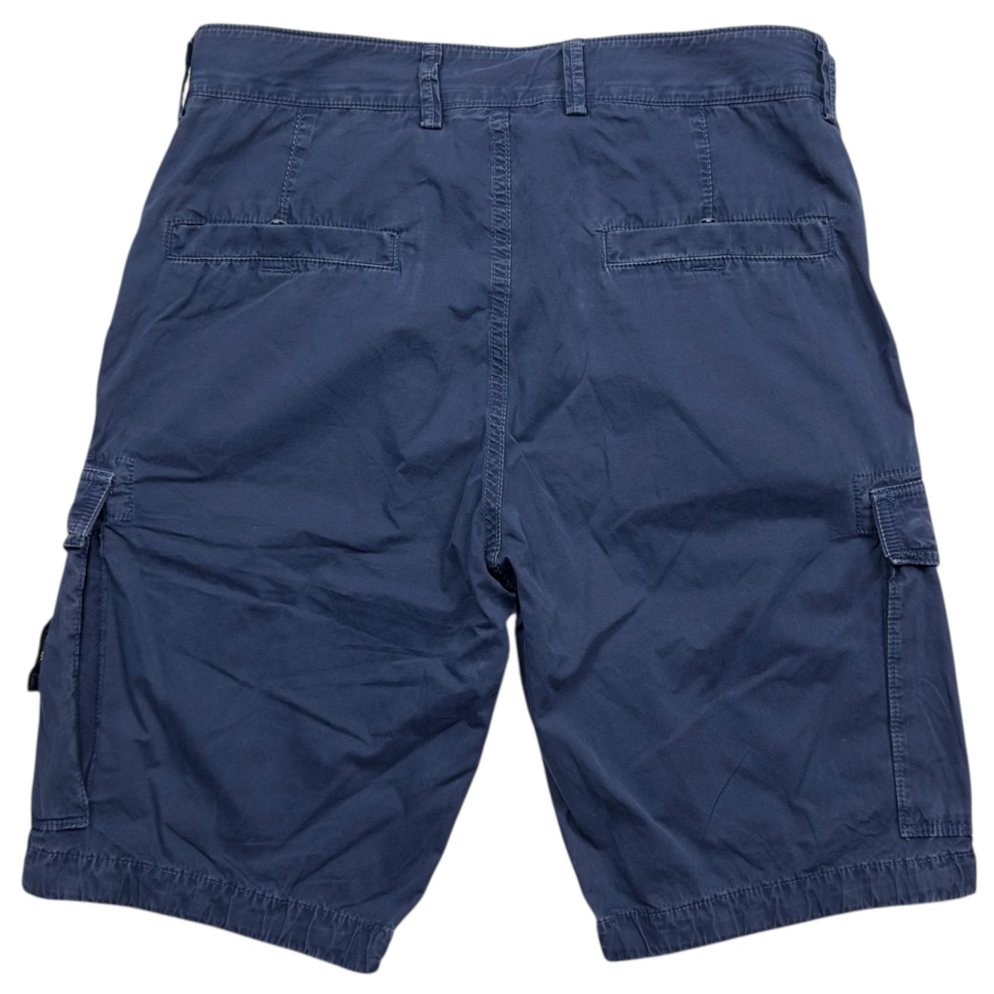 S/S 16 Stone Island Slim Fit Cargo Shorts - Blue