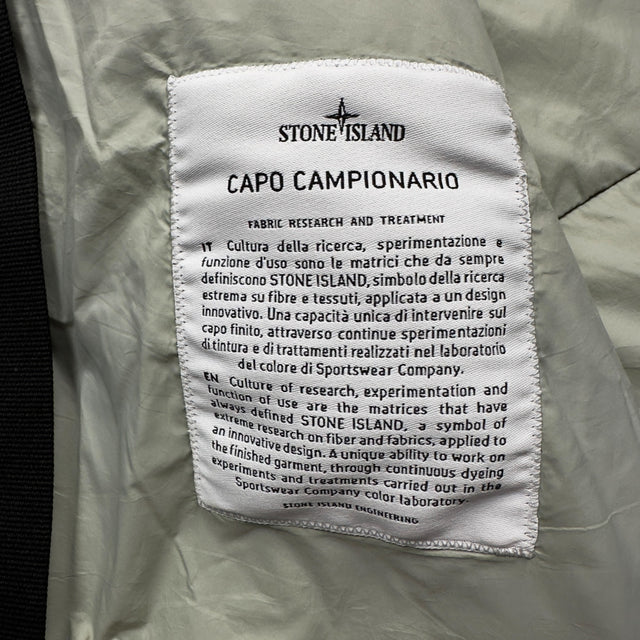 S/S 25 Stone Island Run Proof Nylon Mesh TC - Sage Green