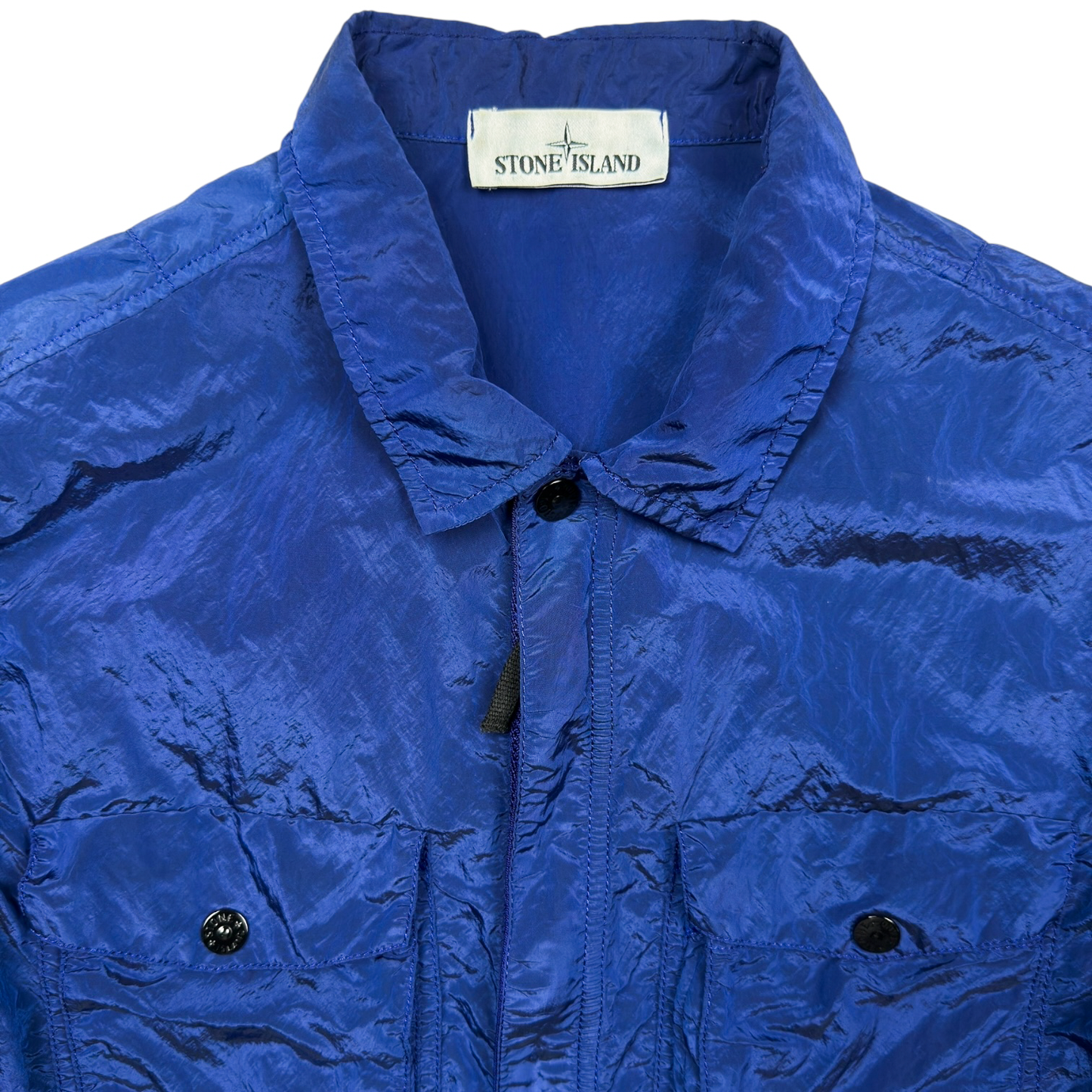 S/S 15 Stone Island Nylon Metal Overshirt - Blue