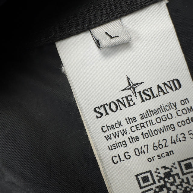 S/S 18 Stone Island Micro Reps Parka Jacket - Black
