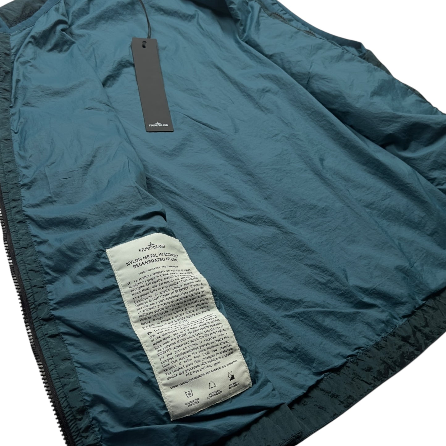 S/S 23 Stone Island Nylon Metal Watro ECONYL Vest - Dark Green