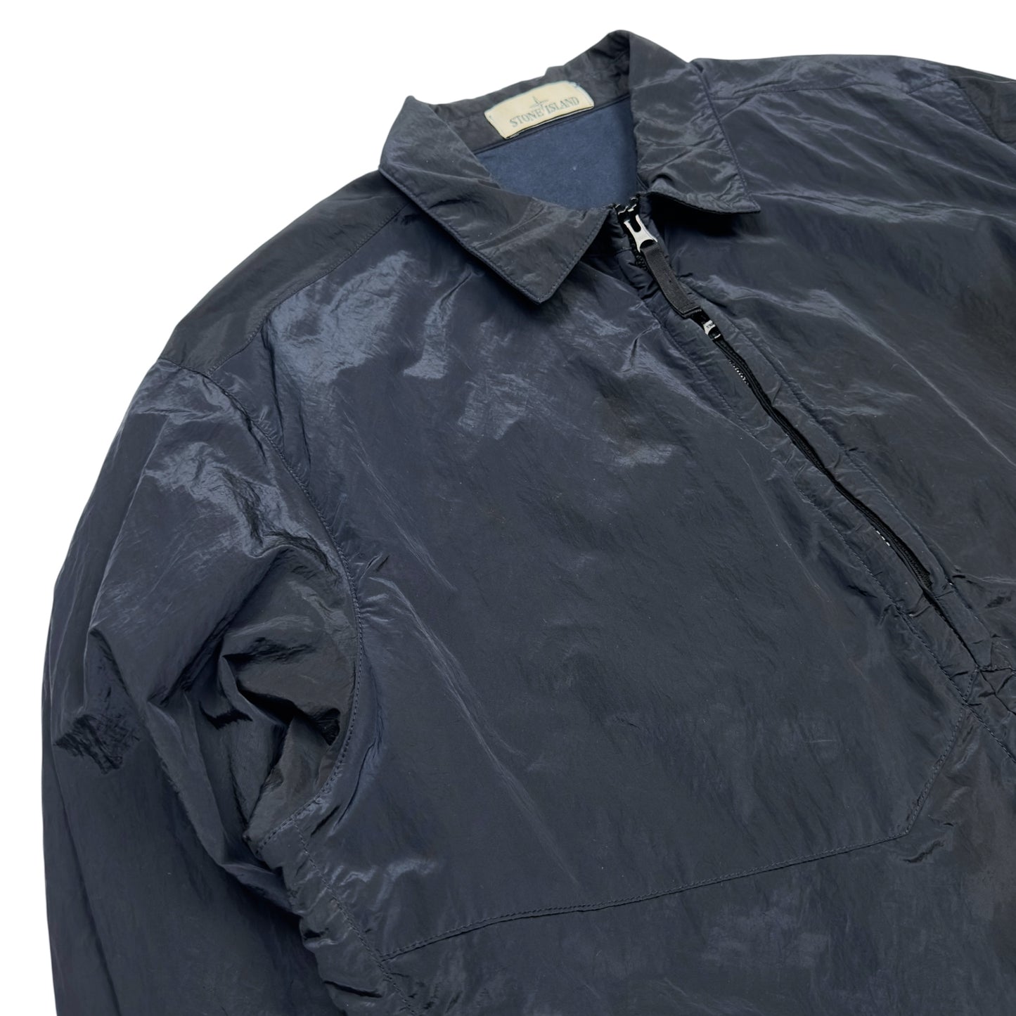 A/W 16 Stone Island Nylon Metal Overshirt Jacket - Navy