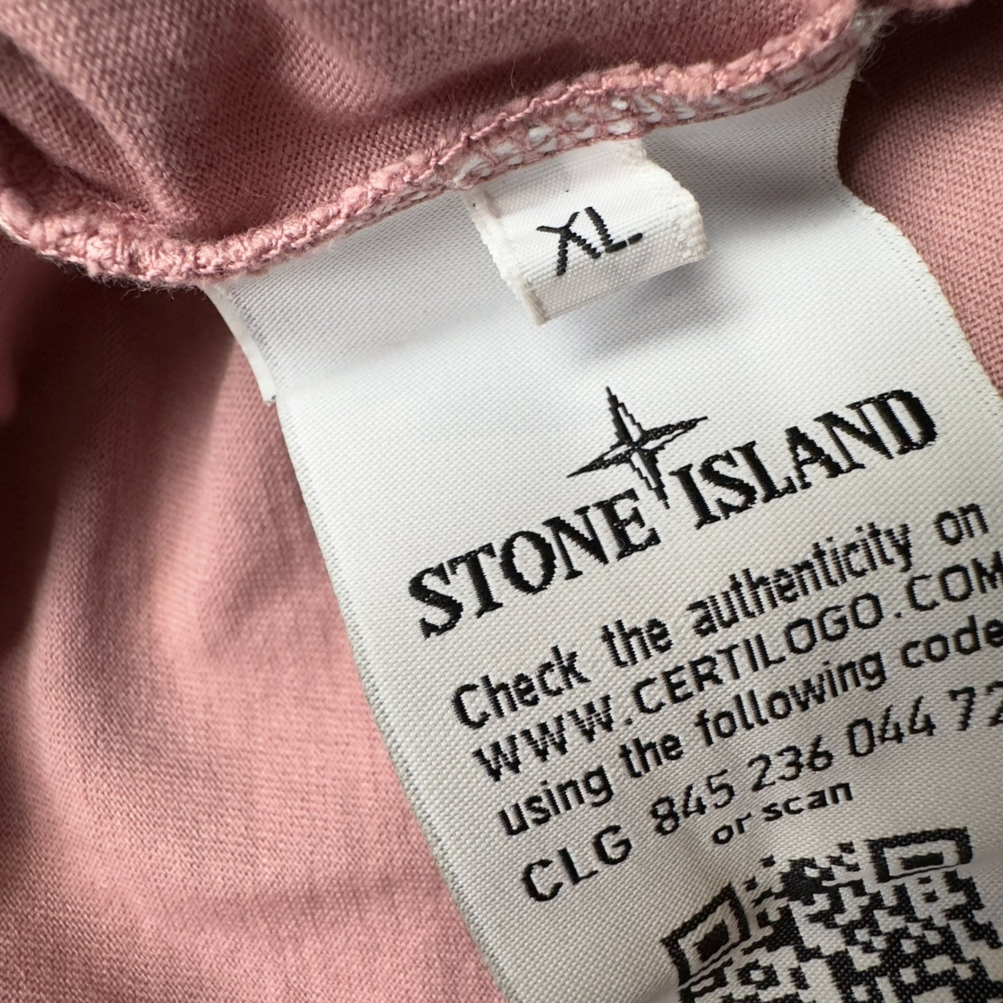Stone Island Patch T-Shirt - Pink
