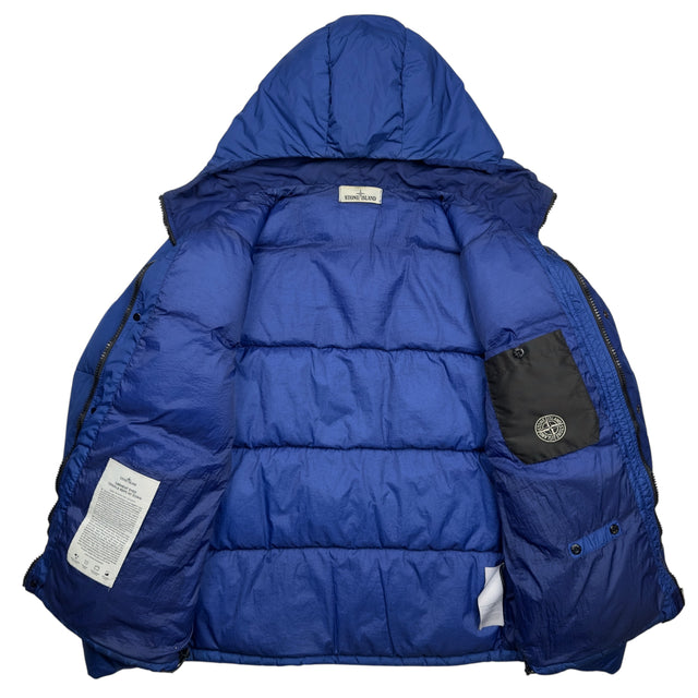 A/W 15 Stone Island Crinkle Reps NY Down Puffer Jacket - Cobalt Blue
