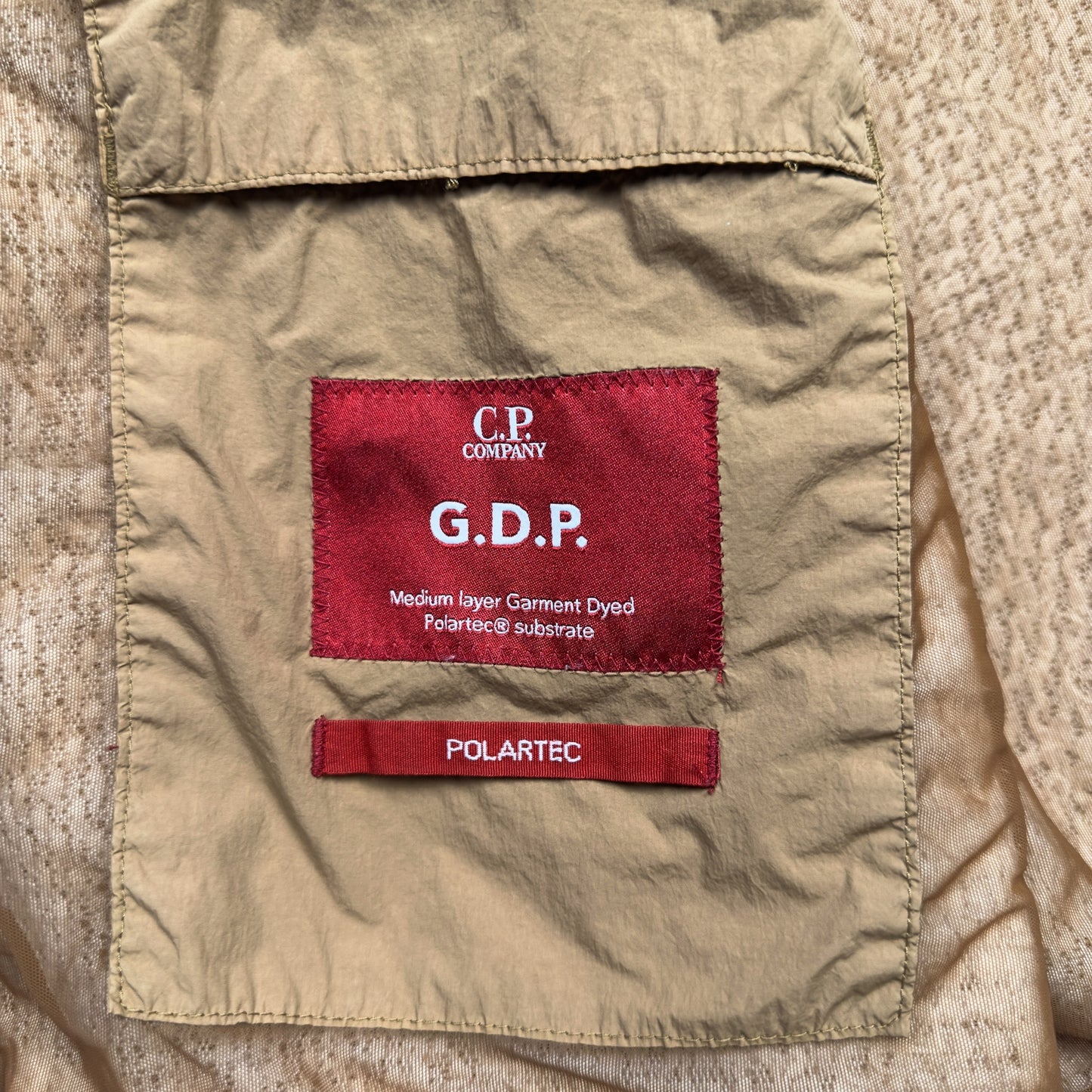 C.P. Company GDP Polartec Bomber Jacket - Brown