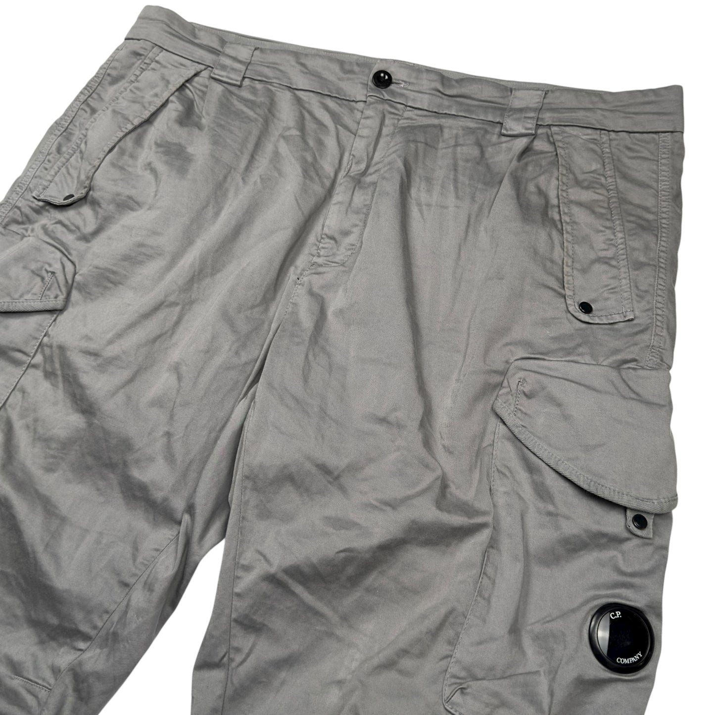 C.P. Company Loose Fit Cargo Trousers - Grey