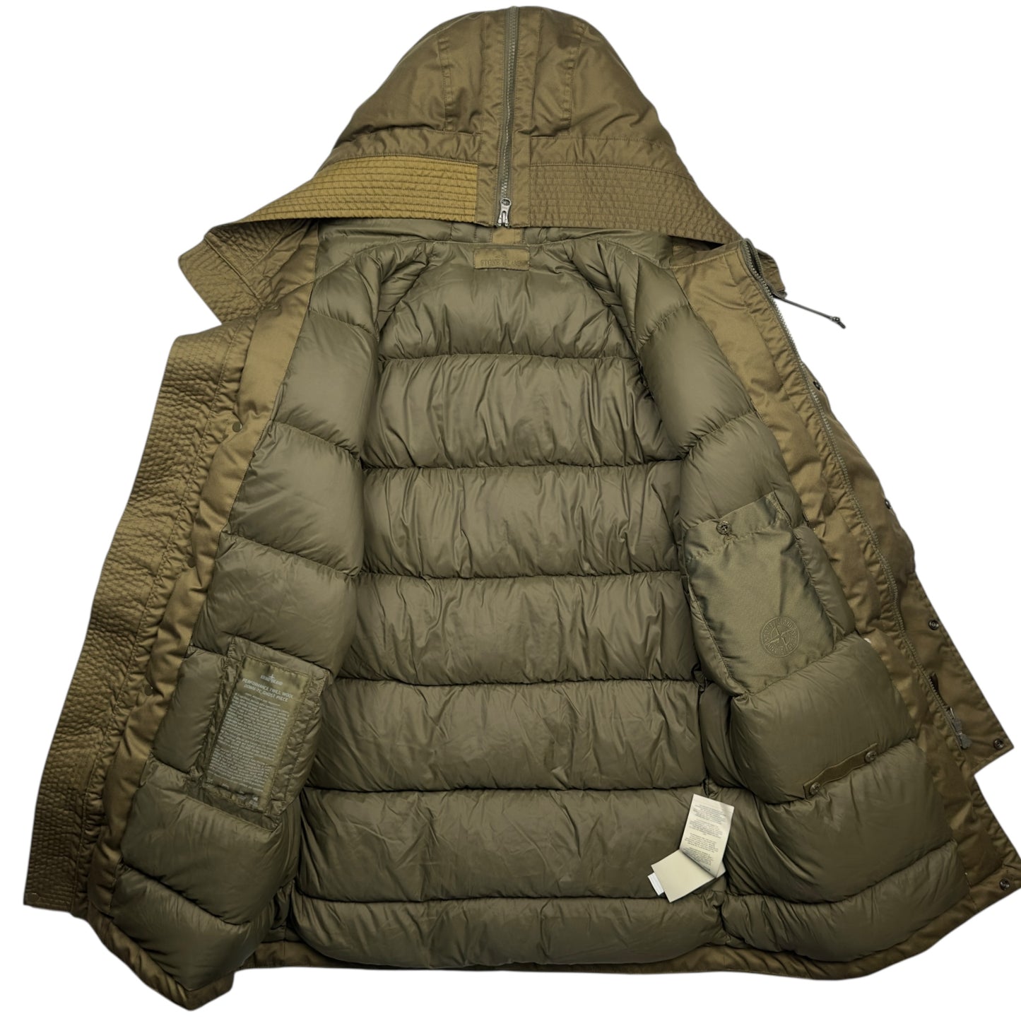A/W 24 Stone Island Performance Twill Wool Down TC Ghost Parka Jacket