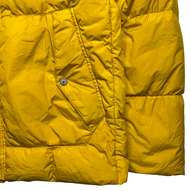A/W 18 Stone Island Crinkle Reps NY Down Puffer Jacket - Yellow
