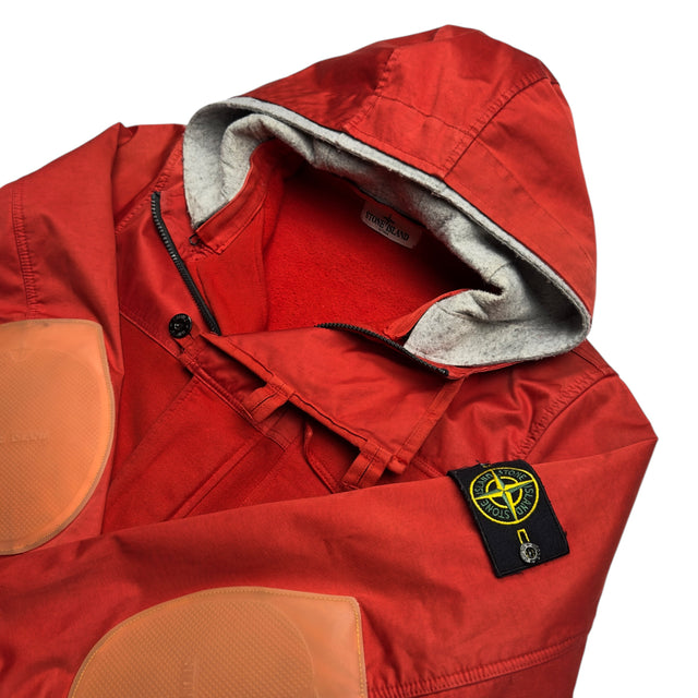 A/W 12 Stone Island Raso Gommato / Hydrophobic Fleece Rubber Patch Jacket